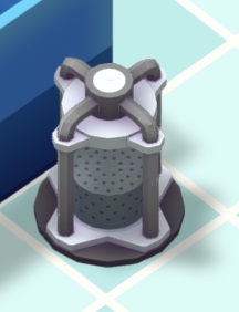 Een Calcium Reactor staat rechts tegen de wand van een Aquarium.