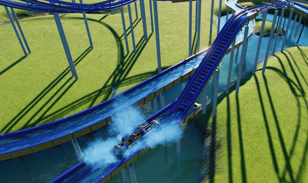 Combineer een Wildwaterbaan met een Achtbaan en dit is wat je krijgt.