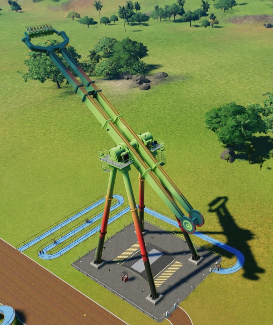 Behemoth Swing 360 lijkt qua beleving op de 'Booster'-attracties die we kennen van onze kermissen.