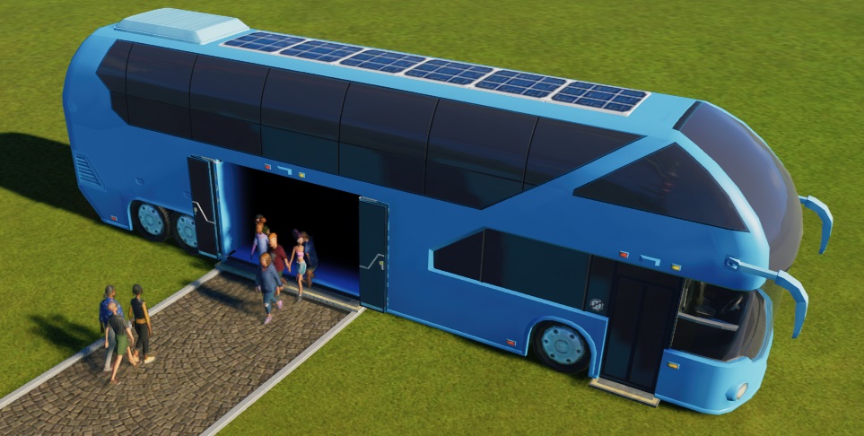 De Bus is een opgesmukte Parkingang.