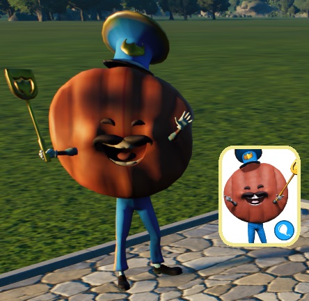 Meneer Chief Beef, een wandelende Hamburger...