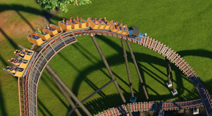 Neem een duik in de diepte in de Mine Train.