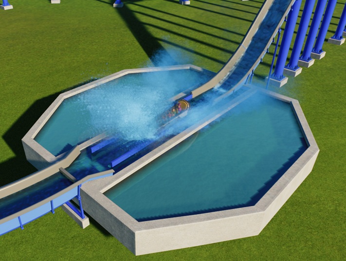 Geen Log Flume is compleet zonder een enorme Splash.
