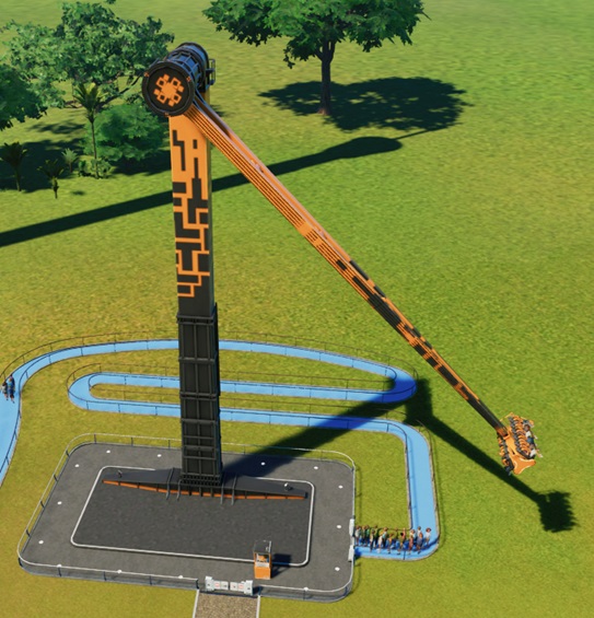 Origineel is Sky Beam niet; het is een soort 'halve Hammer Swing'.