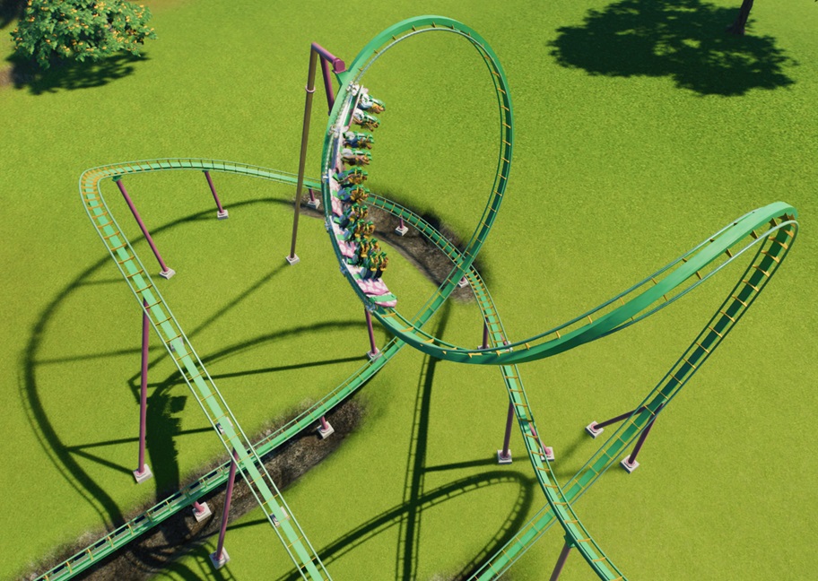 Al staande door de Cobra Roll.
