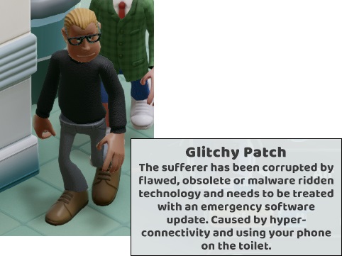 Patiënten met Glitchy Patch hebben een Update nodig.