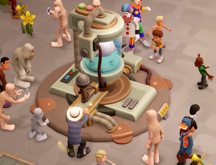 De Memory Bank III heeft, t.o.v. versie II, bovenaan een extra metalen onderdeel, verbonden aan het toestel door middel van een buis (bovenaan) en een kabel (onderaan). Vele Bezoekers omringen de Memory Bank.