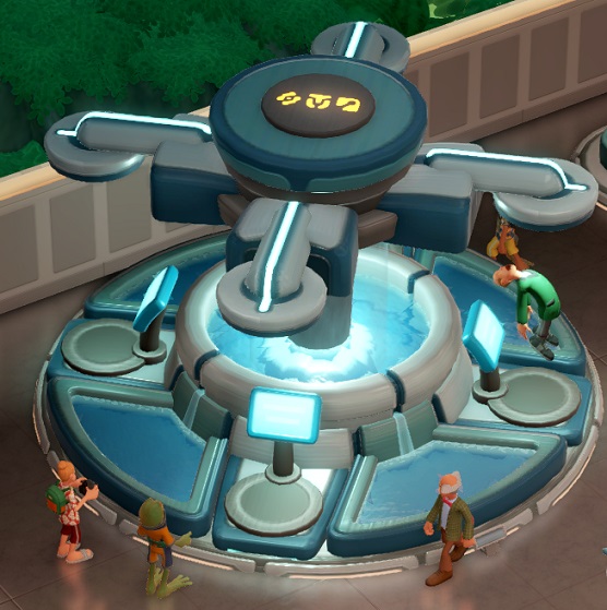 De Perception Desk is de geactiveerde vorm van de Puzzle Piece-Anomalie en heeft de vorm van een enorme fontein, met vier grote schermen rondom de fontein. Eén Bezoeker zweeft in de Anomalie en ondergaat zijn invloed.
